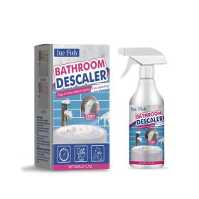 Jue-Fish Bathroom Sink Stainless Steel Cleaner - Shower Room Glass, Scale Removal Cleaning Agent for Bathtubs