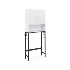 Household The Bathroom Storage Cabinet with Adjustable Shelf (Color: White, Type: Storage Cabinet)